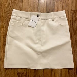 Faux Leather Mini Skirt